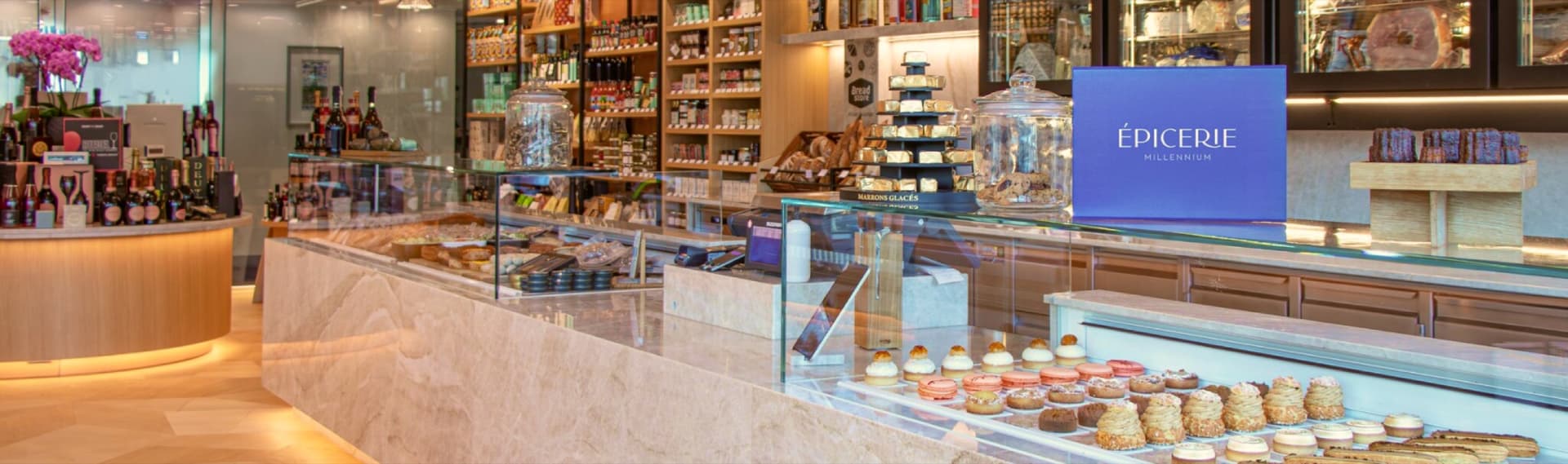 Le comptoir de l'Épicerie Millennium